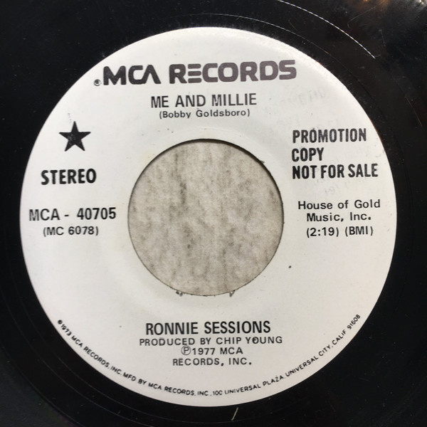 Ronnie Sessions – Ronnie Sessions (1977, Vinyl) - Discogs