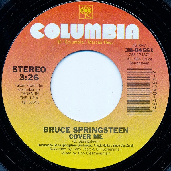 last ned album Bruce Springsteen - Cover Me Jersey Girl