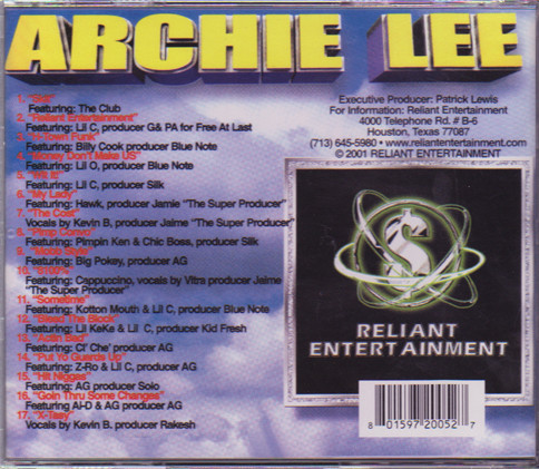 last ned album Archie Lee - 8100