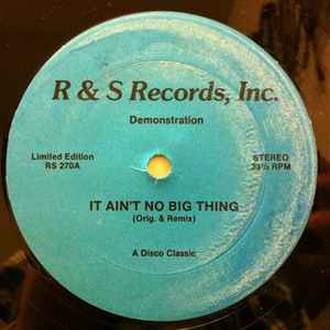 Donna McGhee - It Ain't No Big Thing / Can't Nobody Love Me Like You Do album cover