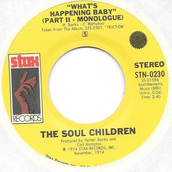 baixar álbum The Soul Children - Whats Happening Baby