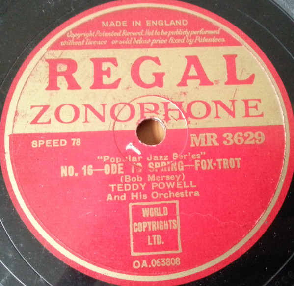 last ned album Teddy Powell And His Orchestra - Straight Eight Boogie Ode To Spring