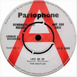 The Beatles - Love Me Do album cover