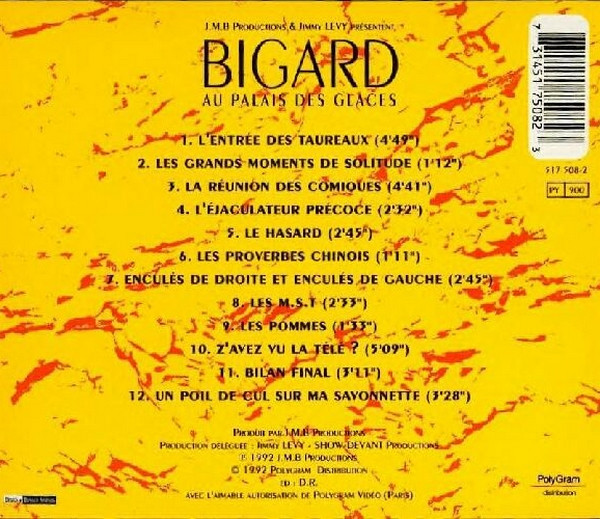 télécharger l'album Bigard - Au Palais Des Glaces