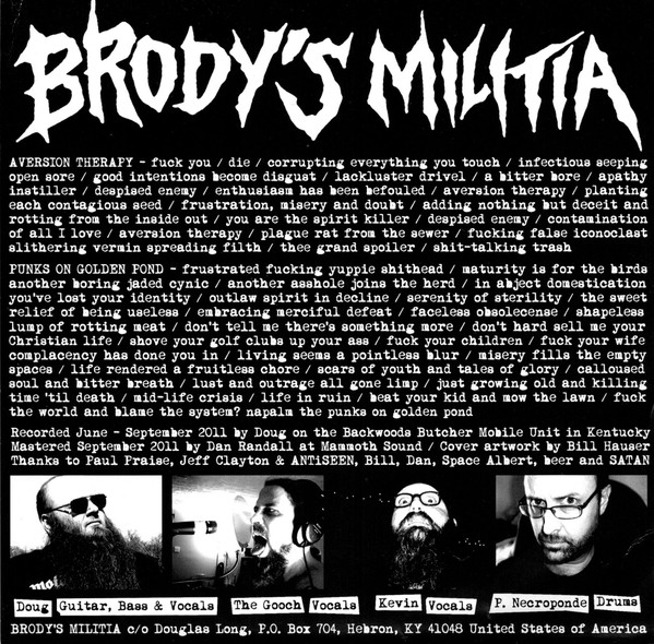descargar álbum Download Brody's Militia Antiseen - The Primal Roar Split EP album