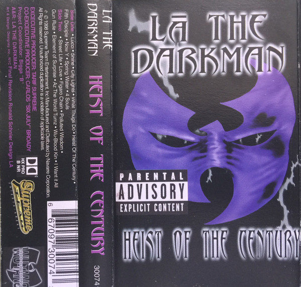 La The Darkman – Heist Of The Century (1998, Cassette) - Discogs