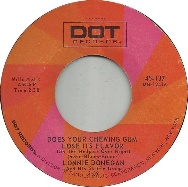 Lonnie Donegan And His Skiffle Group – Does Your Chewing Gum