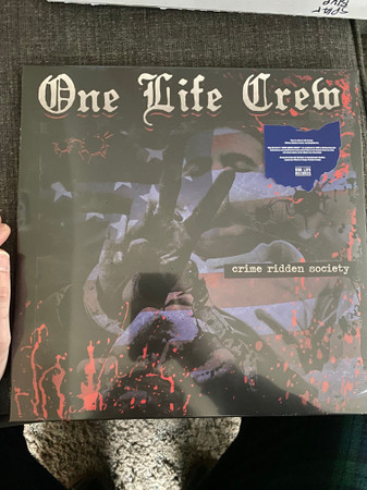 One Life Crew – Crime Ridden Society (2023, Blue, Vinyl) - Discogs