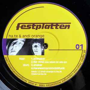 Ha.te - Festplatten 01 Album-Cover
