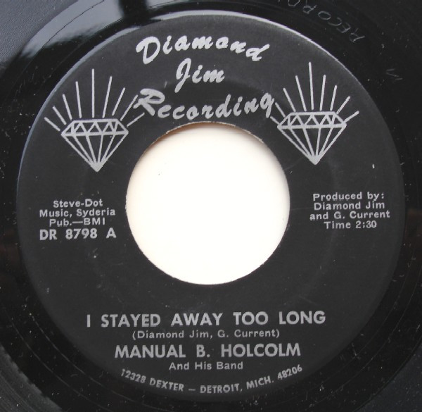 Manual B. Holcolm And His Band – I Stayed Away Too Long / Kick Out