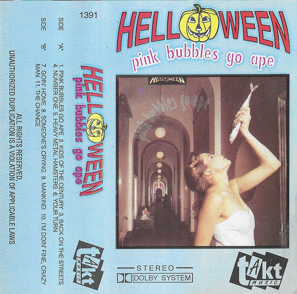 Helloween Pink Bubbles Go Ape 1991 Cd Discogs