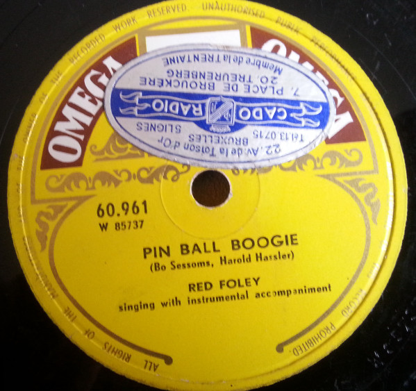 ladda ner album Bill Haley And His Comets Red Foley - Were Gonna Rock Around The Clock Pin Ball Boogie