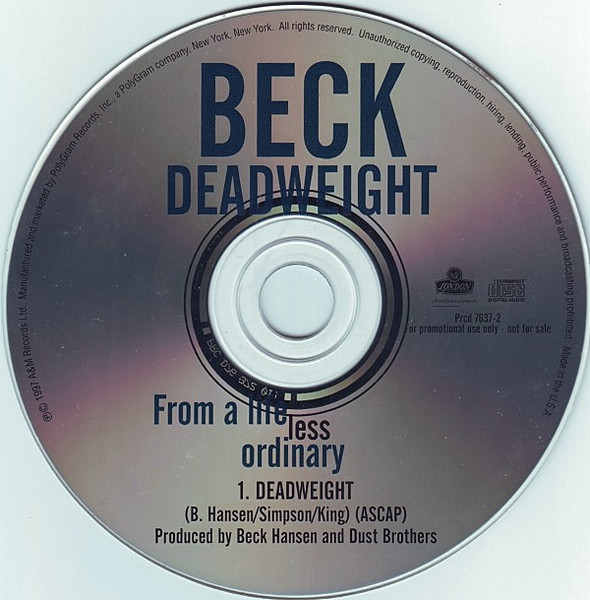 Beck – Deadweight (1997, CD) - Discogs