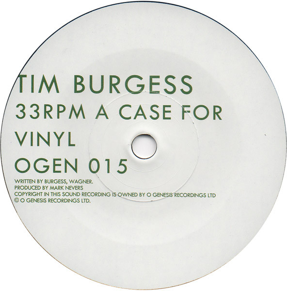 descargar álbum Tim Burgess - A Case For Vinyl