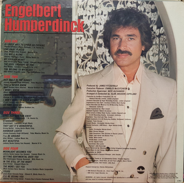 Engelbert Humperdinck - A Lovely Way To Spend An Evening | Silver Eagle Records, Inc. (SE 1034) - 2