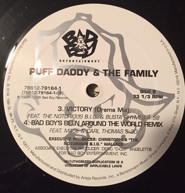 baixar álbum Download Puff Daddy & The Family Featuring The Notorious BIG & Busta Rhymes - Victory Remixes album