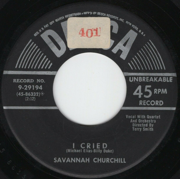 baixar álbum Savannah Churchill - My Memories Of You I Cried