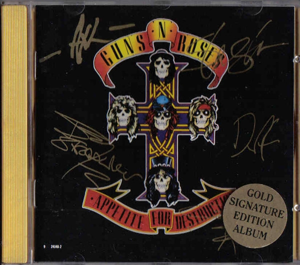 Guns N' Roses – Appetite For Destruction (1992, Gold Signature 