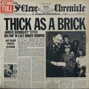 Jethro Tull – Thick As A Brick (1975, Gatefold with Green