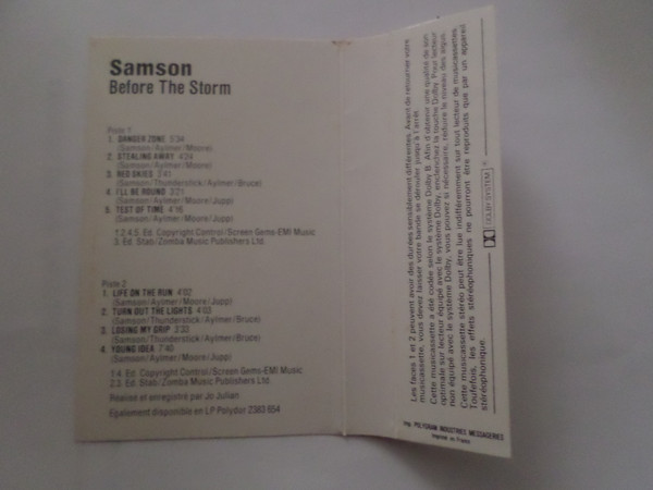 Samson - Before The Storm | Releases | Discogs