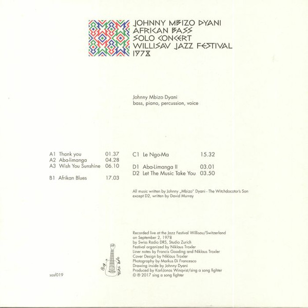 African Bass - Solo Concert - Willisau Jazz Festival 1978