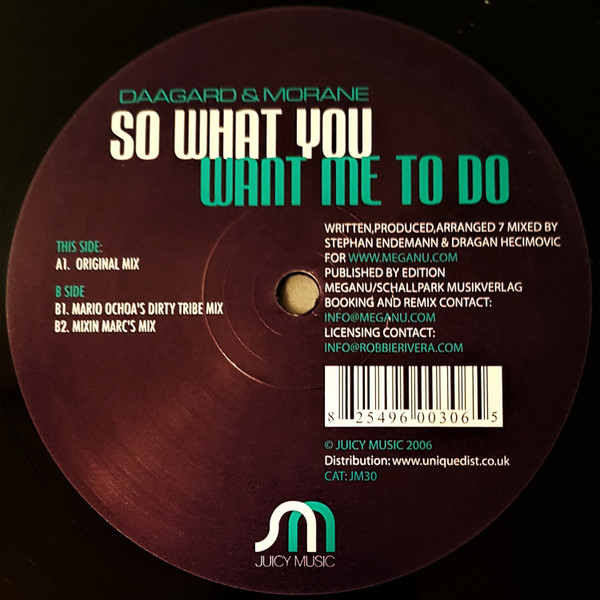 télécharger l'album Daagard & Morane - So What You Want Me To Do