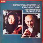 Cover of Bartók Violin Concerto No. 2, 1978, Vinyl