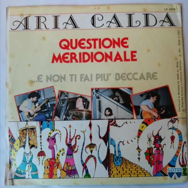 descargar álbum Aria Calda - Questione Meridionale