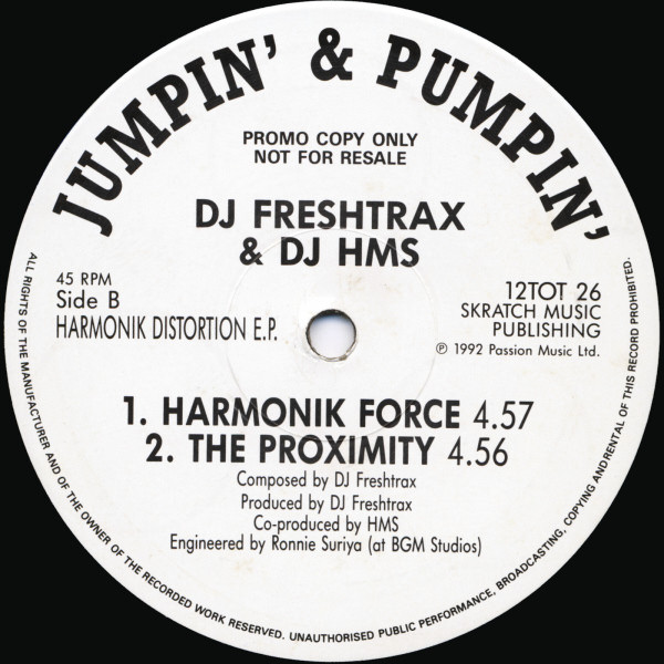 ladda ner album DJ Freshtrax & DJ HMS - Harmonik Distortion