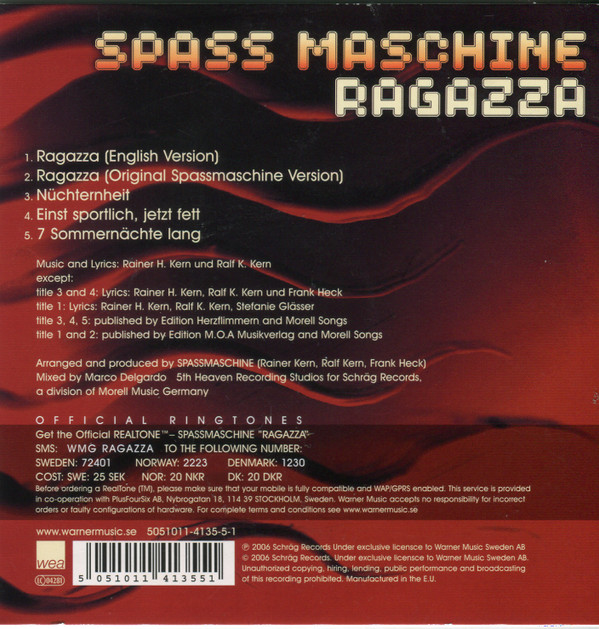 ladda ner album Spass Maschine - Ragazza