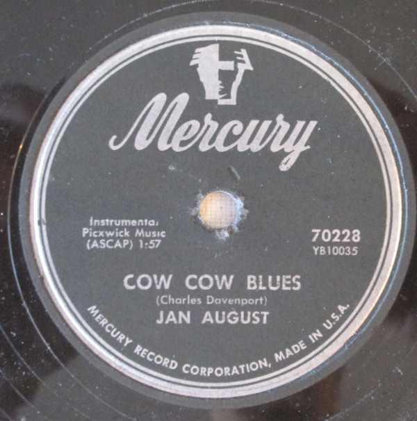 Album herunterladen Jan August - Cow Cow Blues Martha