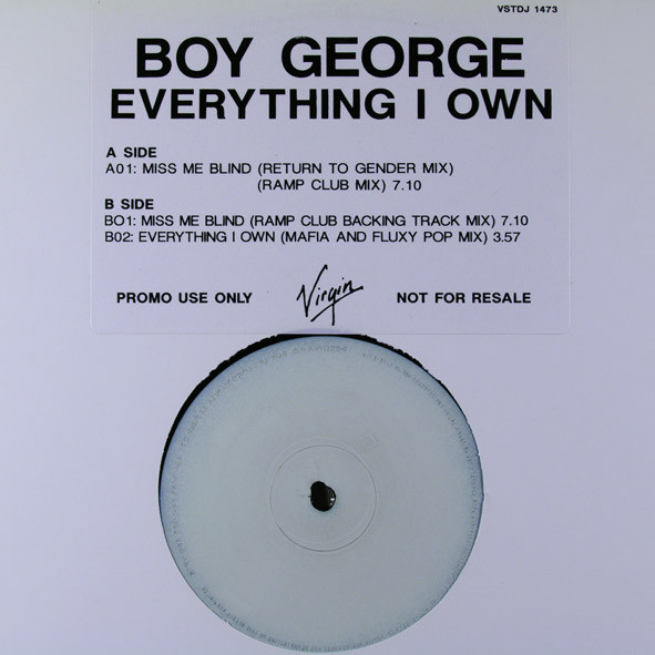 Boy George Everything I Own 1993 Vinyl Discogs