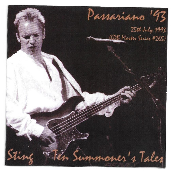 Sting – Ten Summoner's Tales - Passariano '93 (CDr) - Discogs