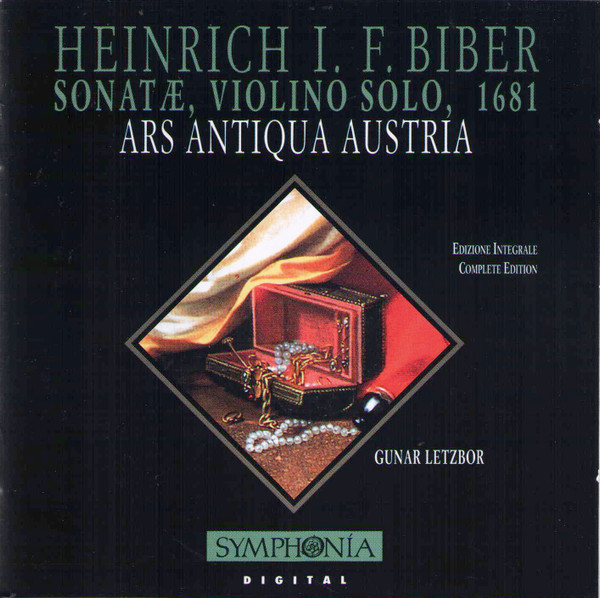 Heinrich I. F. Biber / Gunar Letzbor, Ars Antiqua Austria – Sonatæ, Violino  Solo, 1681 (CD) - Discogs