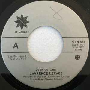 Lawrence Lepage - Jean Du Lac album cover