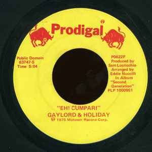 Gaylord & Holiday - Eh! Cumpari album cover