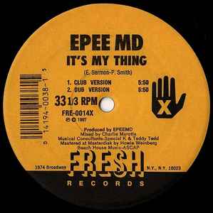 It's My Thing - EPEE MD