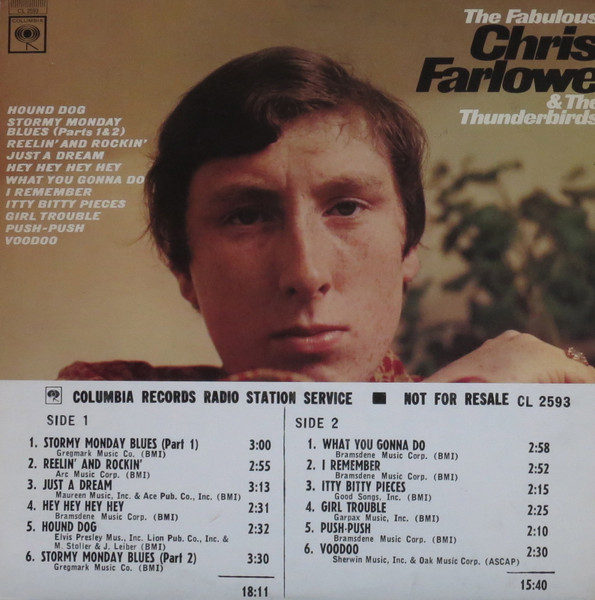 Chris Farlowe & The Thunderbirds – Featuring Albert Lee (Vinyl