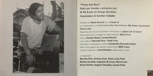 baixar álbum Paolo Fresu And Orchestra Jazz Della Sardegna - Porgy And Bess