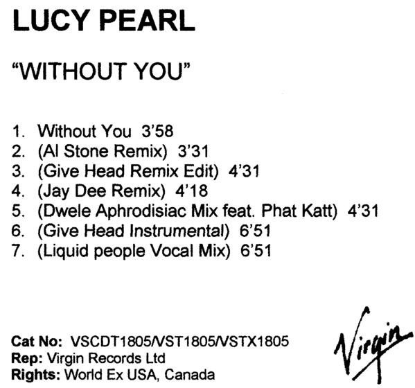 lataa albumi Lucy Pearl - Without You
