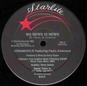 Kreamcicle Featuring Paula Anderson - No News Is News | Releases ...