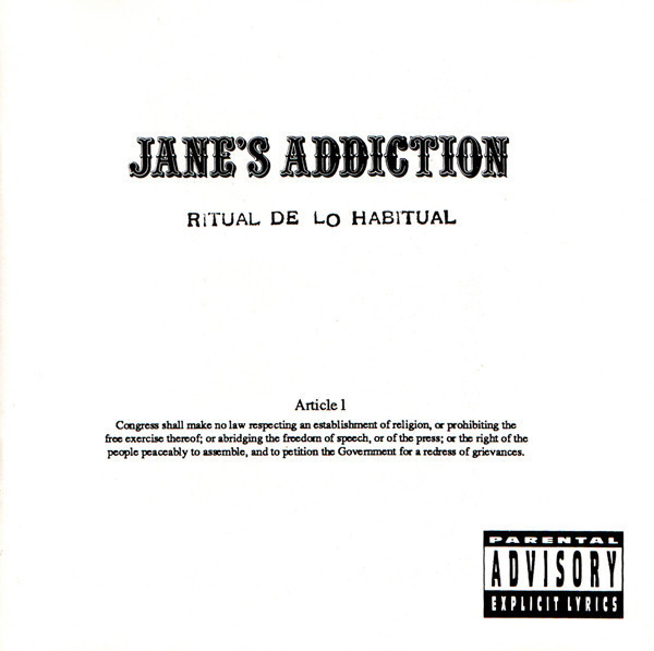 Jane's Addiction – Ritual De Lo Habitual (WEA Mfg. Olyphant, CD 