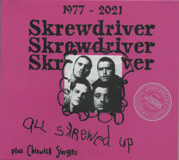 Skrewdriver – All Skrewed Up Plus Chiswick Singles (2021, Digipak 