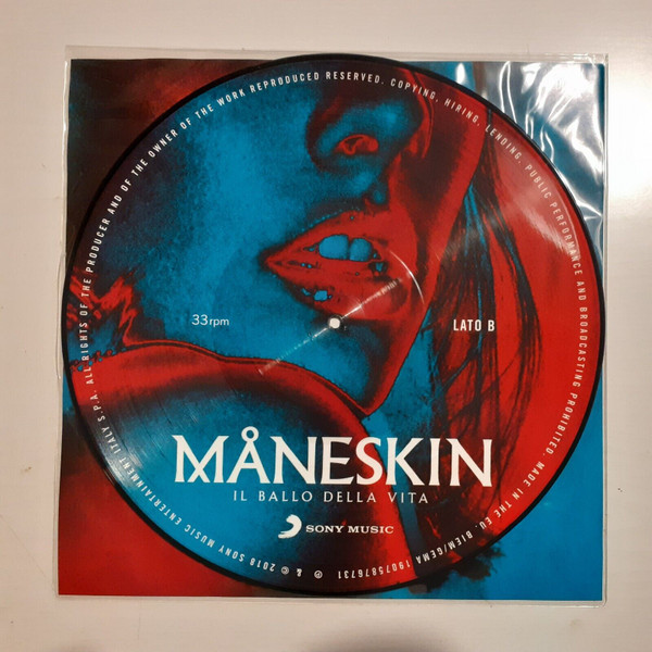 Måneskin – Il Ballo Della Vita (2021, Blue Transparent, Vinyl) - Discogs