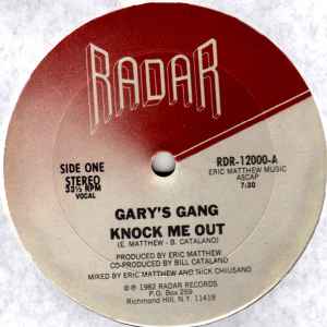 Gary's Gang - Knock Me Out album cover