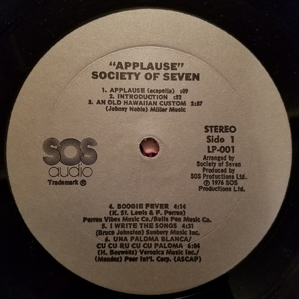 baixar álbum Society Of Seven - Applause