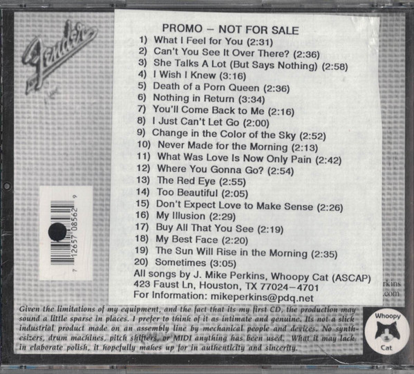 last ned album J Mike Perkins - Pop Rock From Texas