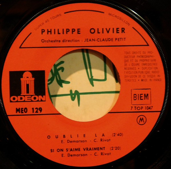 last ned album Philippe Olivier - Oublie La