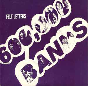 Felt Letters - 600,000 Bands album cover