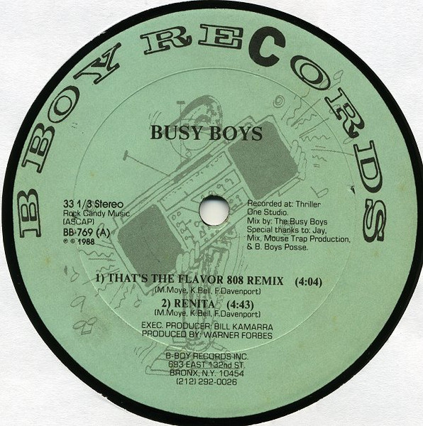 Busy Boys – Renita / Classical (1988, Vinyl) - Discogs